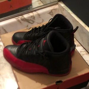 Air Jordan’s 12 black and red